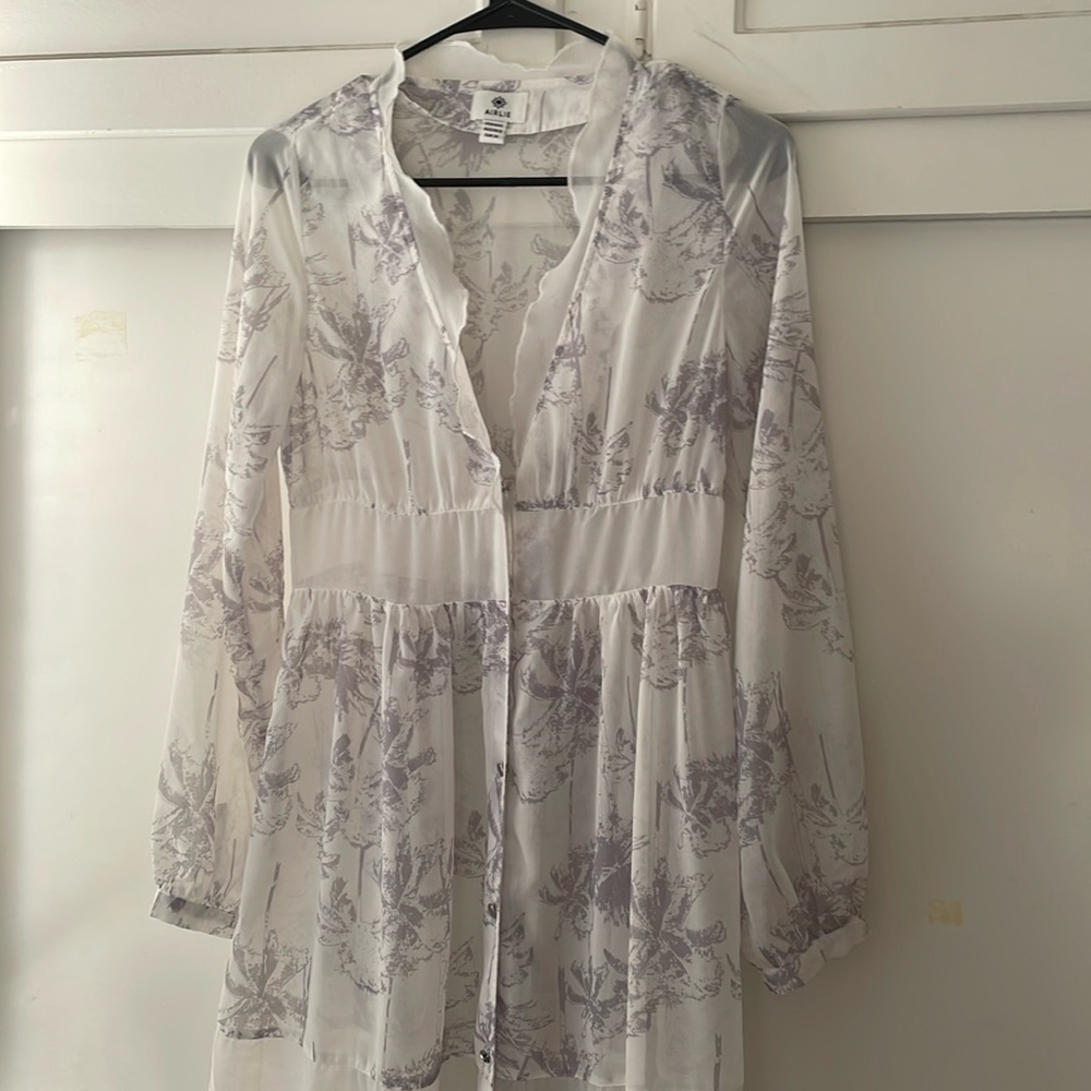AIRLIE sheer dress size 4 - Picture 2 of 8